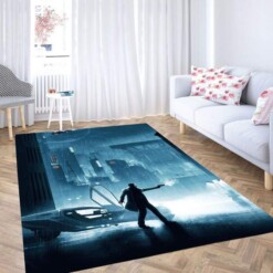 Lapd Blade Runner Carpet Rug