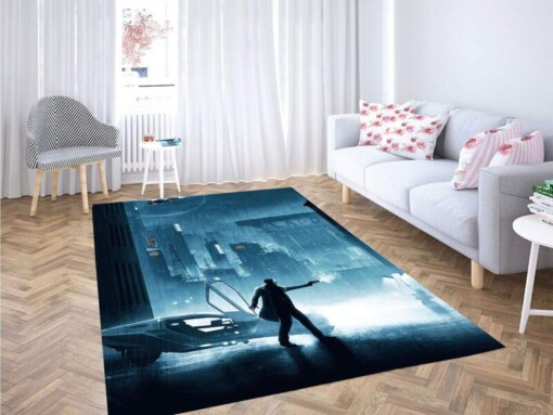 Lapd Blade Runner Carpet Rug