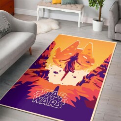 Last Jedi Star Wars Rug  Custom Size And Printing