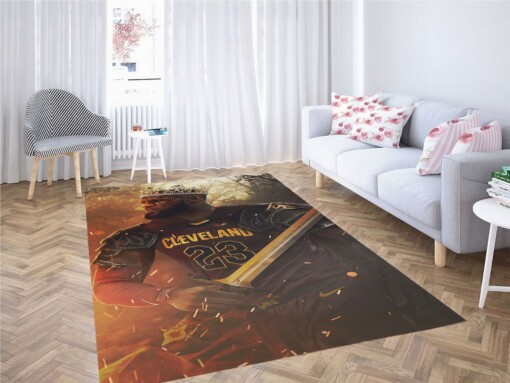 Lebron Lakers Wallpaper Carpet Rug