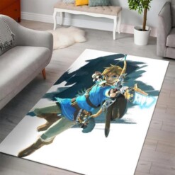 Legend Zelda Breath Link Rug  Custom Size And Printing