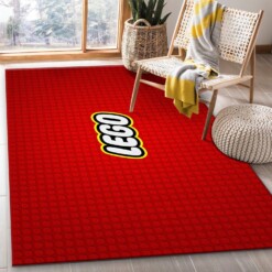 Lego Logo Rug  Custom Size And Printing