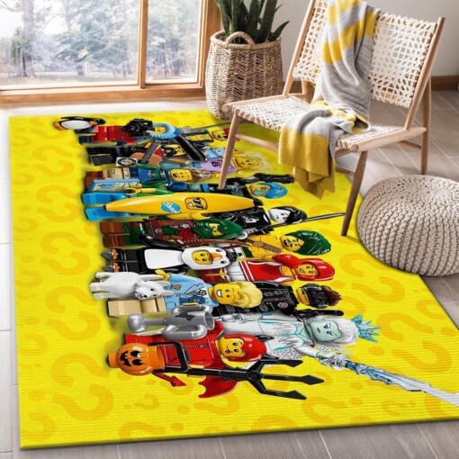 Lego Movies Rug  Custom Size And Printing