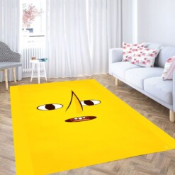 Lemongrab Adventure Time Living Room Modern Carpet Rug