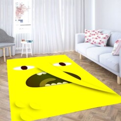 Lemongrab Flat Face Adventure Time Rug