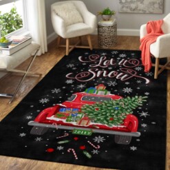 Let It Snow Area Rug