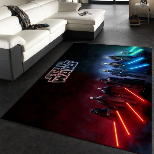 Lightsaber Rug  Custom Size And Printing