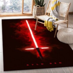 Lightsabers Kylo Ren Star Wars Rug  Custom Size And Printing