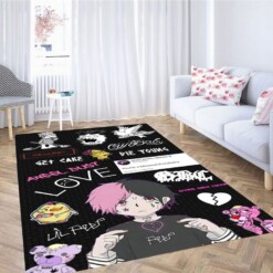 Lil Peep Wallpapers Anime Living Room Modern Carpet Rug