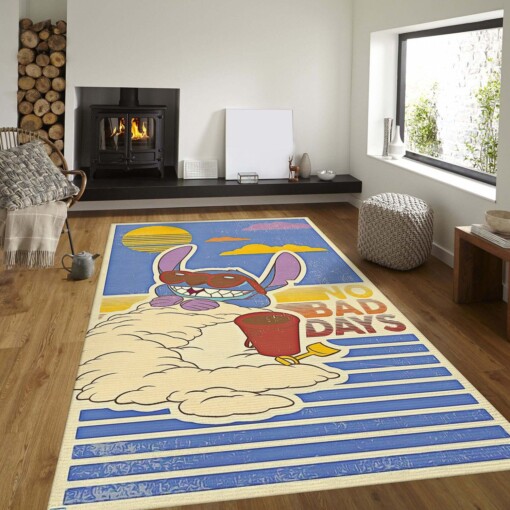 Lilo And Stitch Rug  Custom Size And Printing