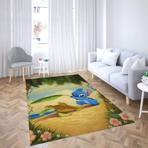 Lilo And Stitch Decorative Floor Rug