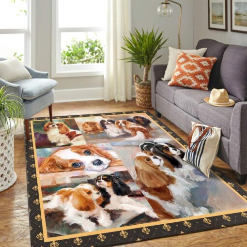 Limited Edition Quilt Blanket Cavalier King Charles Spaniel Dog Mk Carpet Area Rug