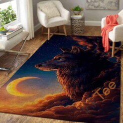 Wolf Area Rug