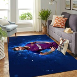 Lionel Messi Barcelona Carpet Floor Area Rug