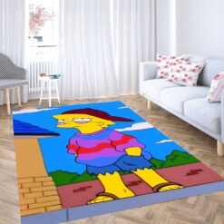 Lisa From Simpsons Wallpaper Carpet Rug