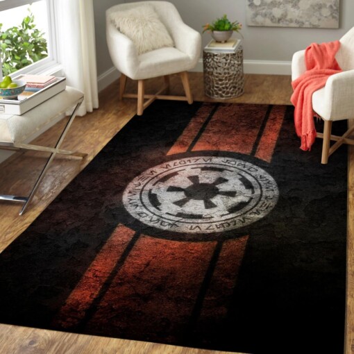 Logo Star Wars Empire Rug  Custom Size And Printing