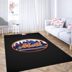 Logos And Uniforms The New York Mets Carpet Rug