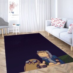 Look Sky Adventure Time Carpet Rug