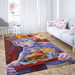 Lord Of The Onion Rings Living Room Modern Carpet Rug