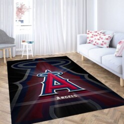 Los Angeles Angels Logo Carpet Rug