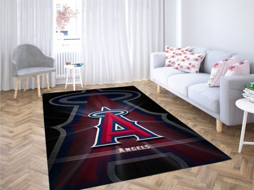 Los Angeles Angels Logo Living Room Modern Carpet Rug