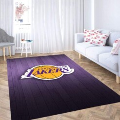 Los Angeles Lakers Logo Carpet Rug