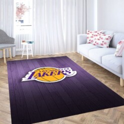 Los Angeles Lakers Logo Living Room Modern Carpet Rug