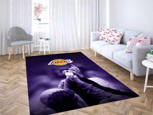 Los Angeles Lakers Nba Team Living Room Modern Carpet Rug