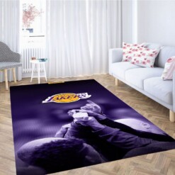 Los Angeles Lakers Standard Living Room Modern Carpet Rug