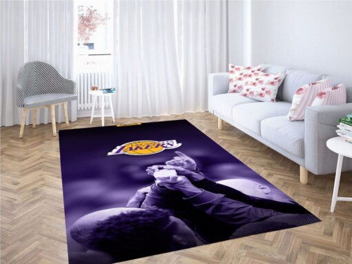 Los Angeles Lakers Standard Living Room Modern Carpet Rug