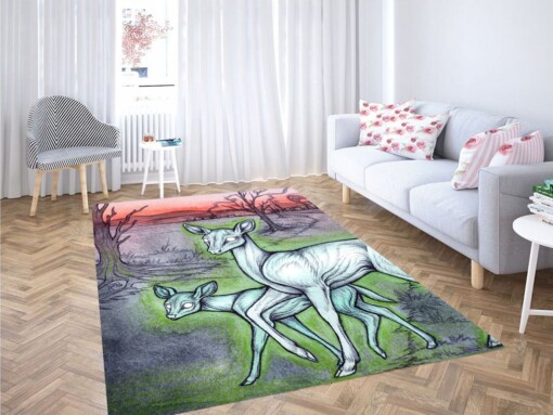 Lost Place Animal Living Room Modern Carpet Rug