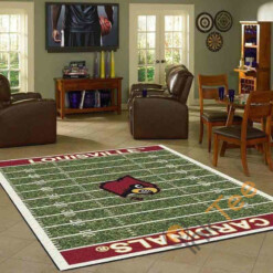 Louisville Cardinals Home Field Area Rug