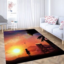 Loveless And Sad Living Room Modern Carpet Rug