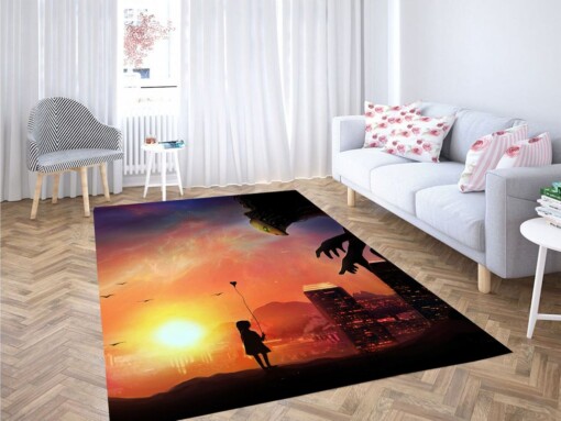 Loveless And Sad Living Room Modern Carpet Rug