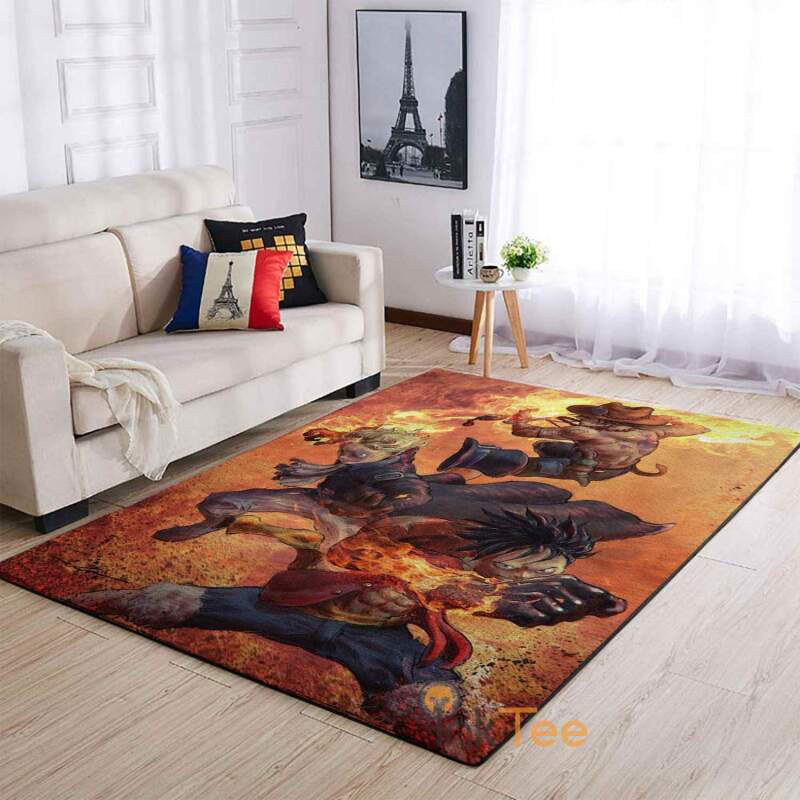 Luffy X Ace X Sabo One Piece Area Rug