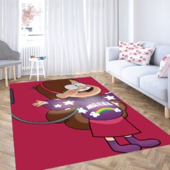 Mabel Pines Gravty Falls Carpet Rug