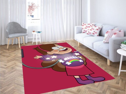 Mabel Pines Gravty Falls Carpet Rug