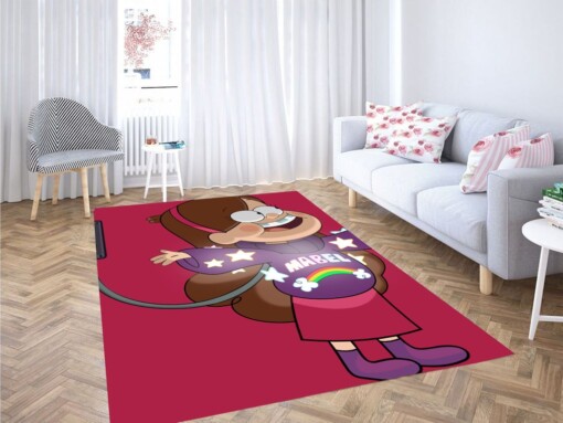 Mabel Pines Gravty Falls Living Room Modern Carpet Rug