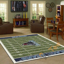 Maine Black Bears Home Field Area Rug