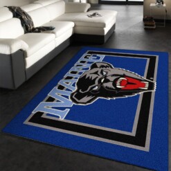 Maine Black Bears Rug  Custom Size And Printing