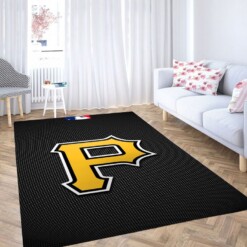 Major Baseball Logo Living Room Modern Carpet Rug