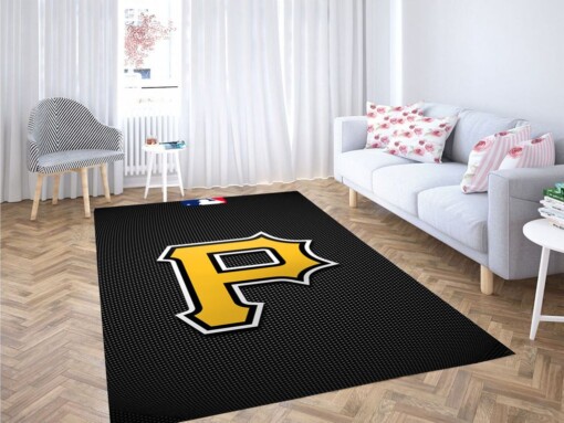 Major Baseball Logo Living Room Modern Carpet Rug
