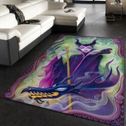 Maleficent Rug  Custom Size And Printing