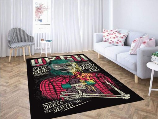 Man Skate Wallpaper Carpet Rug