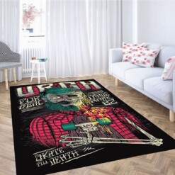 Man Skate Wallpaper Living Room Modern Carpet Rug