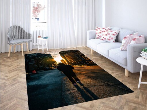 Man Wallpaper Living Room Modern Carpet Rug