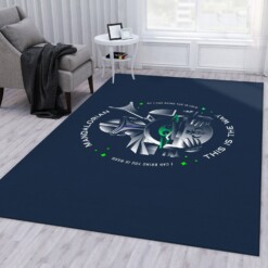 Mandalorian Movie Rug  Custom Size And Printing