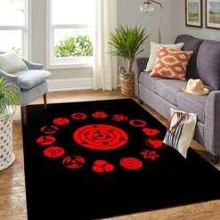 Mangekyo Sharingan Eyes Carpet Floor Area Rug