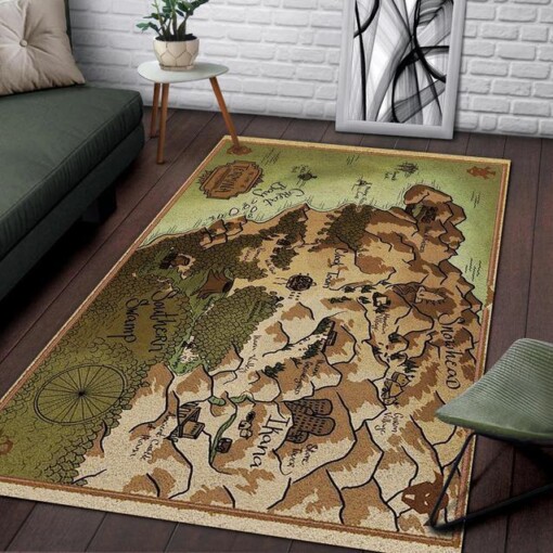 Map Of Termina Area Rug