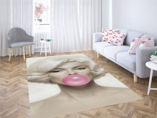 Marilyn Monroe Living Room Modern Carpet Rug